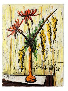 Bernard Buffet - Dahlias et cytises