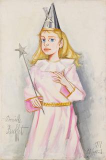 Bernard Buffet - Daniéle Buffet en fée