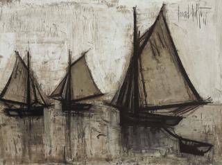 Bernard Buffet - Départ pour la pêche