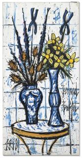 Bernard Buffet - Deux vases de fleurs