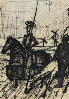 Bernard Buffet - Don Quichotte Et Sancho Panca
