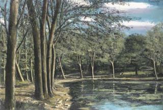 Bernard Buffet - Etang de Saint-Cucufa