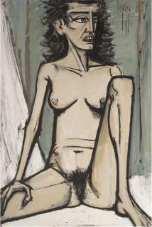 Bernard Buffet - Femme nue