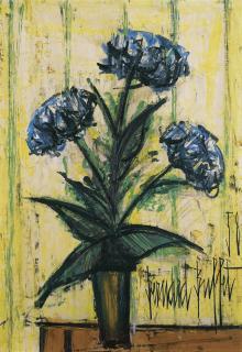 Bernard Buffet - Hortensias Bleus