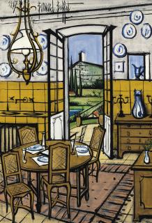 Bernard Buffet - La Baume, la salle à manger