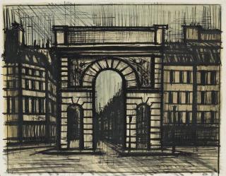 Bernard Buffet - La Porte Saint-Martin