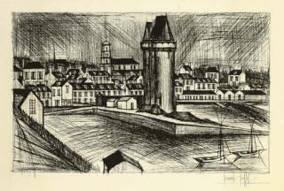 Bernard Buffet - La Tour Solidor (Rheims 73)