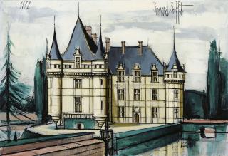 Bernard Buffet - Le Château D\'Azay-Le-Rideau