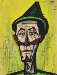 Bernard Buffet - Le Clown Pointu