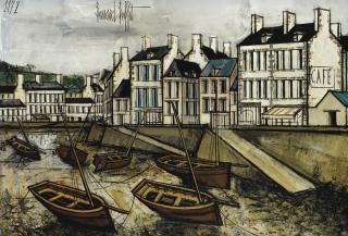 Bernard Buffet - Le Conquet, Le Port, Les Quais
