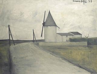 Bernard Buffet - Le moulin à vent