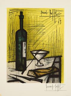 Bernard Buffet - Le pain et le vin.