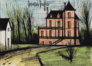 Bernard Buffet - Le petit château rose