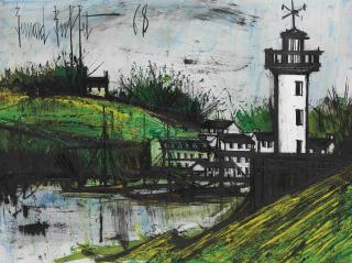 Bernard Buffet - Le phare du Trieux