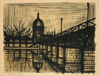 Bernard Buffet - Le Pont des Arts (Aus: Album Paris).
