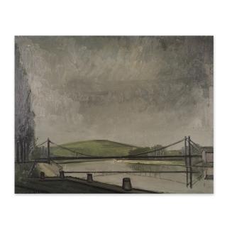 Bernard Buffet - Le pont suspendu