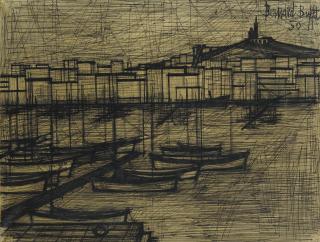 Bernard Buffet - Le Port De Marseille