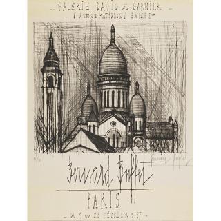 Bernard Buffet - Le Sacré-Cœur (Exhibition Poster)