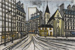 Bernard Buffet - L’Eglise jaune