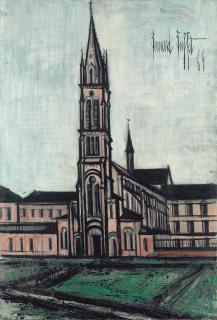 Bernard Buffet - L\'Église Rose