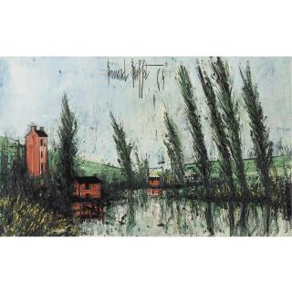 Bernard Buffet - Les Bords De La Rance, Bretagne