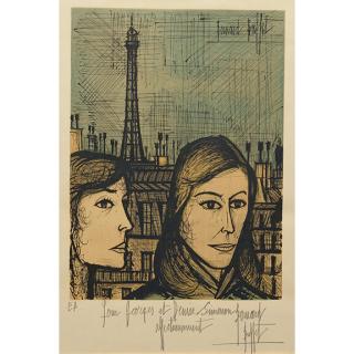 Bernard Buffet - Les parisiennes