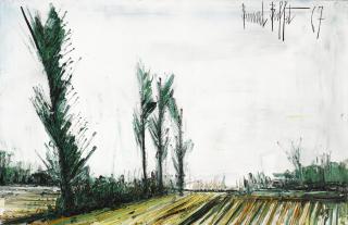 Bernard Buffet - Les Peupliers