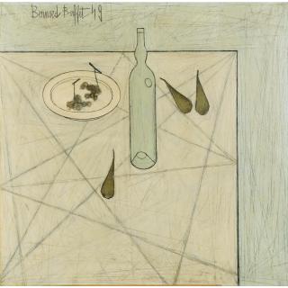 Bernard Buffet - Nature Morte À La Bouteille