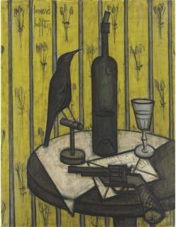 Bernard Buffet - Nature Morte Au Merle