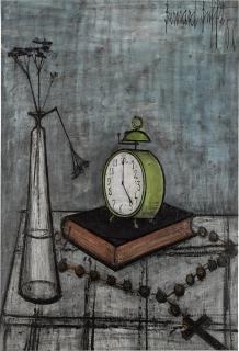 Bernard Buffet - Nature morte au réveil
