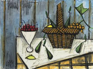 Bernard Buffet - Nature Morte Aux Fruits 