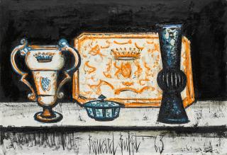 Bernard Buffet - Nature morte aux vases de Moustiers