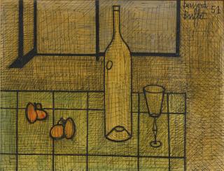 Bernard Buffet - Nature Morte Devant La Fenêtre