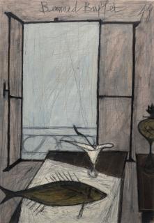 Bernard Buffet - Nature morte devant la fenêtre