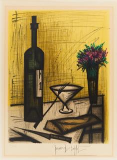 Bernard Buffet - Ohne Titel (Le pain et le vin).