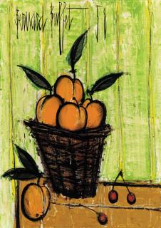 Bernard Buffet - Oranges dans un panier