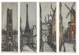 Bernard Buffet - Paravent (Sorlier 116-9)