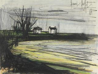 Bernard Buffet - Plage en Bretagne