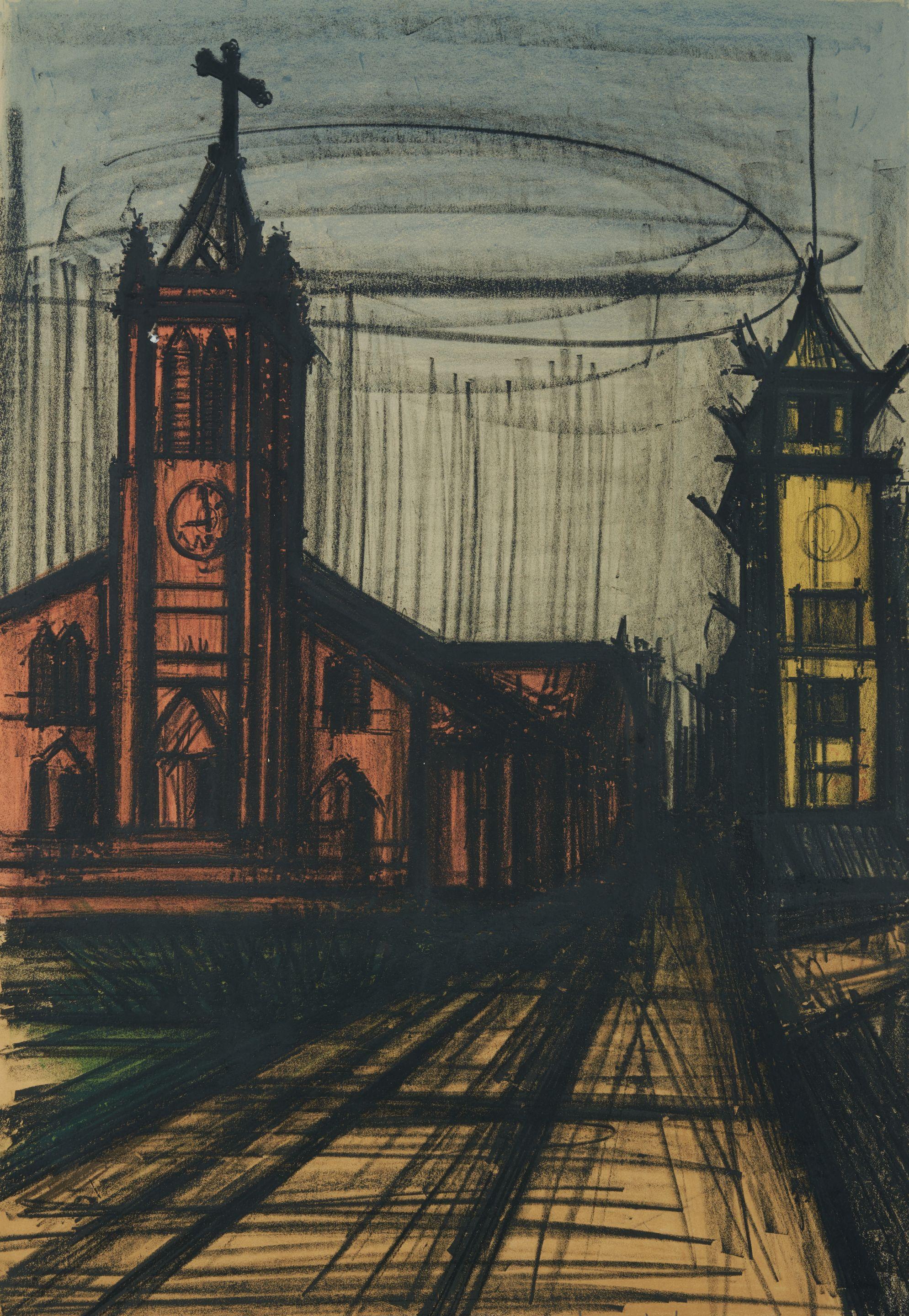 Bernard Buffet - Plate 10 from the Album San Francisco