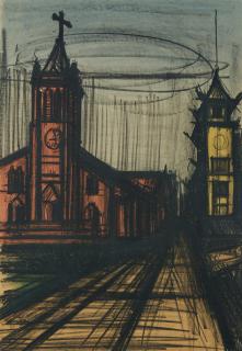 Bernard Buffet - Plate 10 from the Album San Francisco