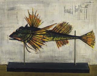 Bernard Buffet - Poisson Naturaliste