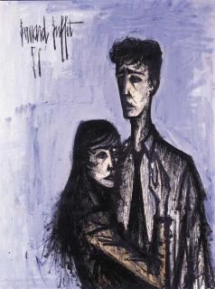 Bernard Buffet - Portrait D\'Un Couple, Les Amants