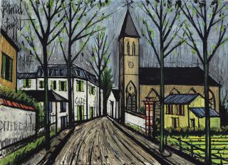 Bernard Buffet - Rue de village