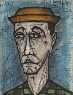 Bernard Buffet - Tête de clown
