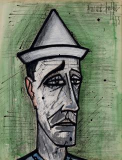 Bernard Buffet - Tête de clown