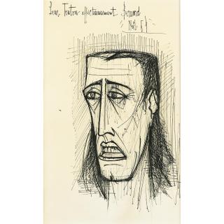 Bernard Buffet - Tête De Femme