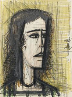 Bernard Buffet - Tête De Femme
