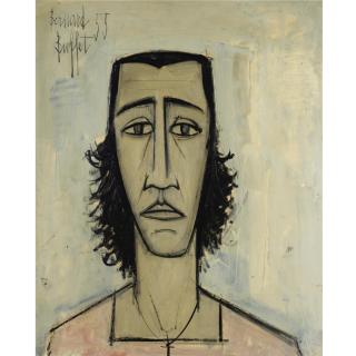 Bernard Buffet - Tête De Jeune Femme