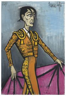Bernard Buffet - Torero orange
