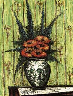 Bernard Buffet - Vase de Fleurs